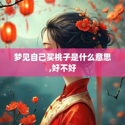 梦见自己买桃子是什么意思,好不好