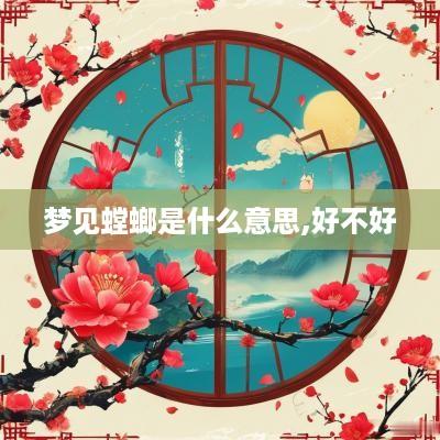 梦见螳螂是什么意思,好不好