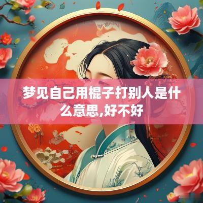 梦见自己用棍子打别人是什么意思,好不好