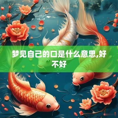 梦见自己的口是什么意思,好不好