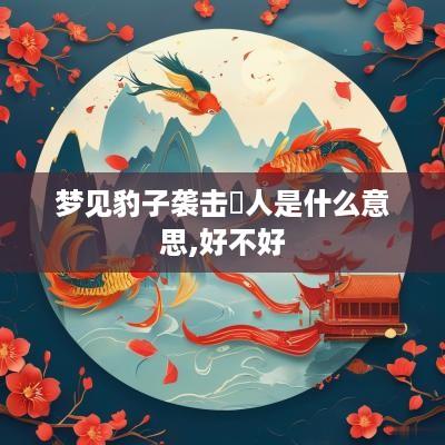 梦见豹子袭击別人是什么意思,好不好