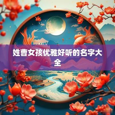 姓曹女孩优雅好听的名字大全