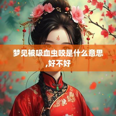 梦见被吸血虫咬是什么意思,好不好