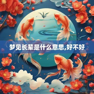梦见长辈是什么意思,好不好