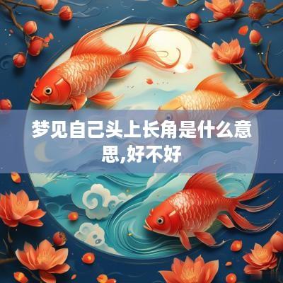 梦见自己头上长角是什么意思,好不好