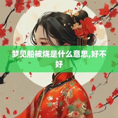 梦见船被烧是什么意思,好不好