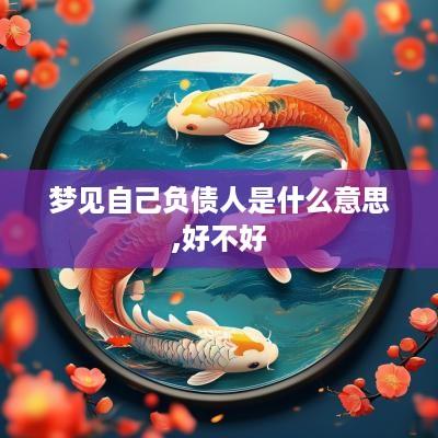 梦见自己负债人是什么意思,好不好