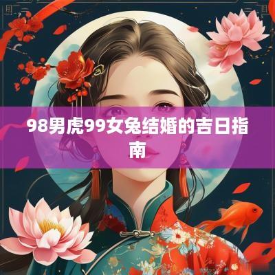 98男虎99女兔结婚的吉日指南
