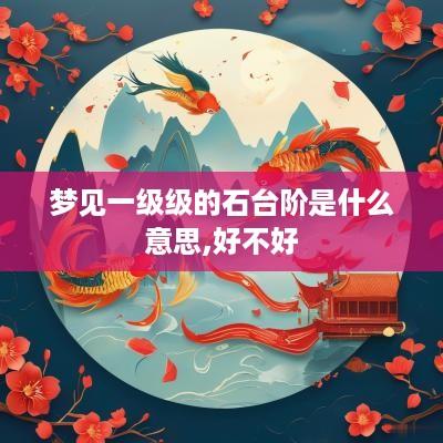 梦见一级级的石台阶是什么意思,好不好