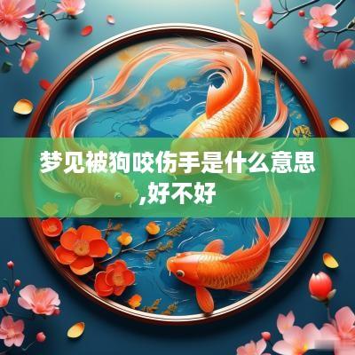 梦见被狗咬伤手是什么意思,好不好
