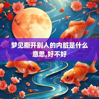 梦见撕开别人的内脏是什么意思,好不好