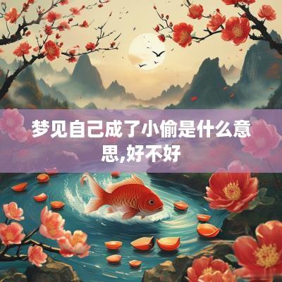 梦见自己成了小偷是什么意思,好不好