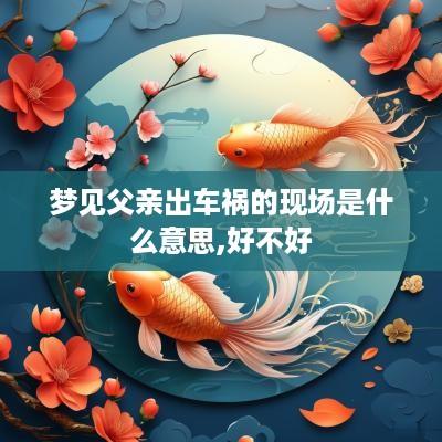 梦见父亲出车祸的现场是什么意思,好不好