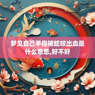 梦见自己手指被蛇咬出血是什么意思,好不好