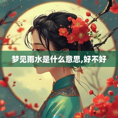 梦见雨水是什么意思,好不好