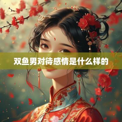 双鱼男对待感情是什么样的