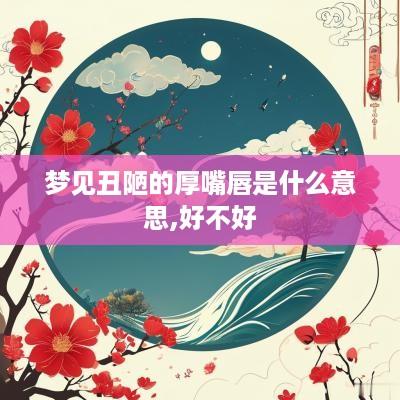 梦见丑陋的厚嘴唇是什么意思,好不好