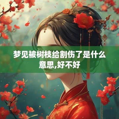 梦见被树枝给割伤了是什么意思,好不好