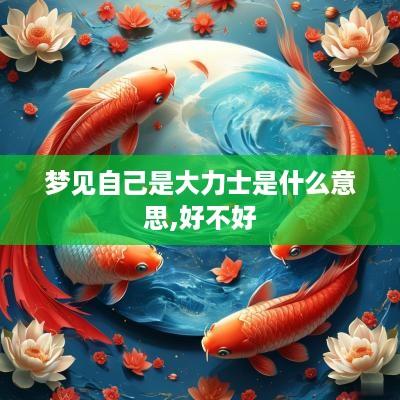 梦见自己是大力士是什么意思,好不好