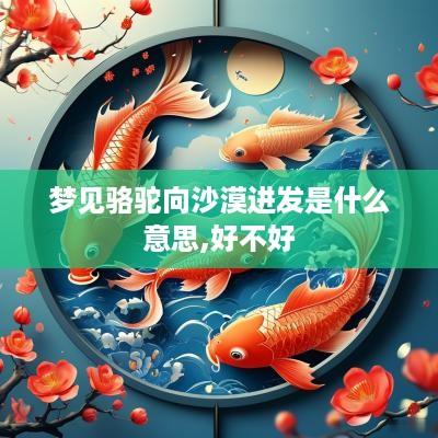 梦见骆驼向沙漠进发是什么意思,好不好