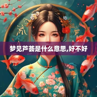 梦见芦荟是什么意思,好不好