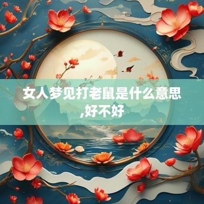 女人梦见打老鼠是什么意思,好不好