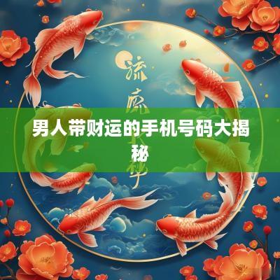 男人带财运的手机号码大揭秘