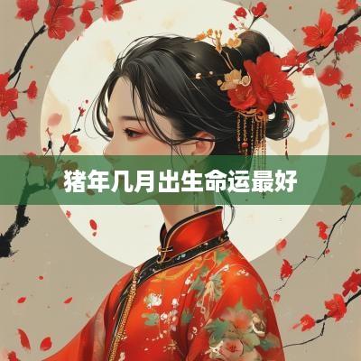 猪年几月出生命运最好