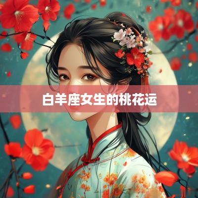 白羊座女生的桃花运