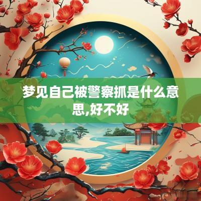梦见自己被警察抓是什么意思,好不好