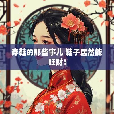 穿鞋的那些事儿 鞋子居然能旺财！