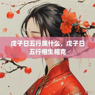 戊子日五行属什么，戊子日五行相生相克