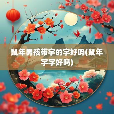 蛇年男孩带宇的字好吗(蛇年宇字好吗)