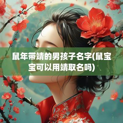 蛇年带靖的男孩子名字(鼠宝宝可以用靖取名吗)