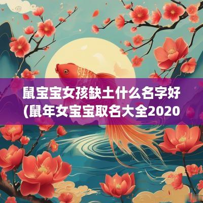 鼠宝宝女孩缺土什么名字好(蛇年女宝宝取名大全2025款五行缺土的名字)