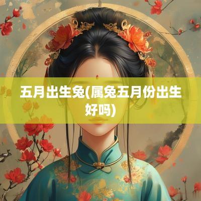 五月出生兔(属兔五月份出生好吗)