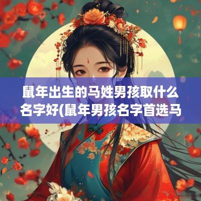 蛇年出生的马姓男孩取什么名字好(蛇年男孩名字首选马姓)