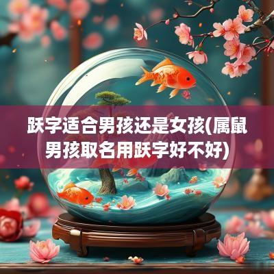 跃字适合男孩还是女孩(属鼠男孩取名用跃字好不好)