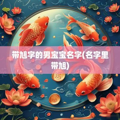 带旭字的男宝宝名字(名字里带旭)