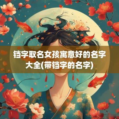 铛字取名女孩寓意好的名字大全(带铛字的名字)