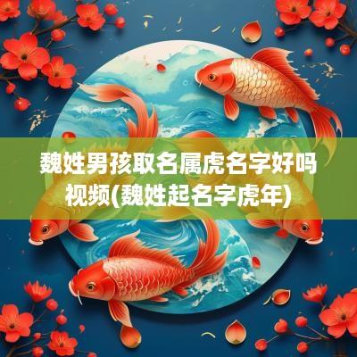 魏姓男孩取名属虎名字好吗视频(魏姓起名字蛇年)