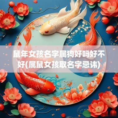 蛇年女孩名字属狗好吗好不好(属鼠女孩取名字忌讳)