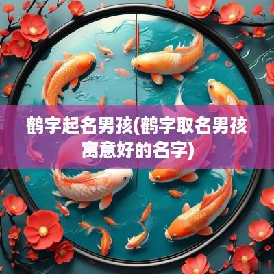 鹤字起名男孩(鹤字取名男孩寓意好的名字)