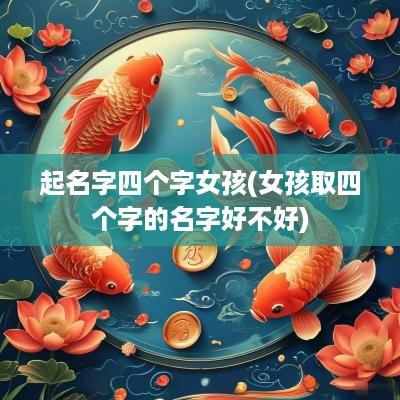 起名字四个字女孩(女孩取四个字的名字好不好)