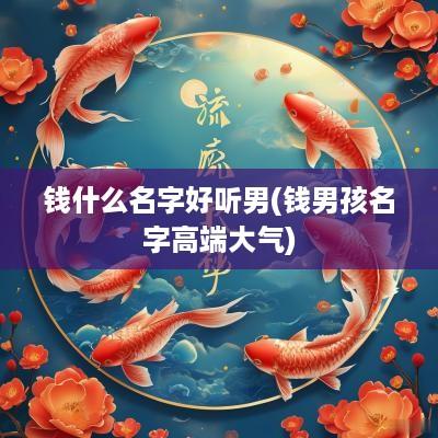钱什么名字好听男(钱男孩名字高端大气)