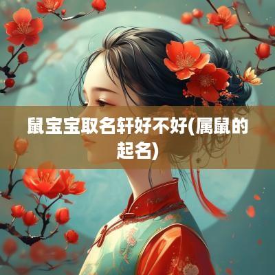 鼠宝宝取名轩好不好(属鼠的起名)