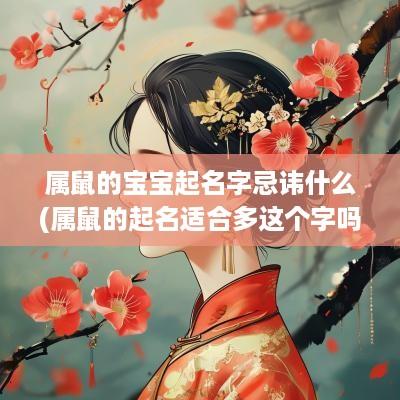 属鼠的宝宝起名字忌讳什么(属鼠的起名适合多这个字吗)