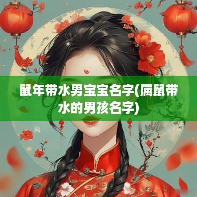 蛇年带水男宝宝名字(属鼠带水的男孩名字)