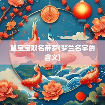 鼠宝宝取名带梦(梦兰名字的含义)