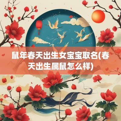 蛇年春天出生女宝宝取名(春天出生属鼠怎么样)